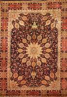 TÄbriz, Persien, ca. 40 Jahre, Wolle auf Baumwolle, ca. 276 x 206 cm, SchÄtzwert: 4200.- EURO, EHZ: 2, altersbedingt in einen gu ten ...