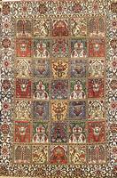 Bachtiar, Persien, ca. 50 Jahre, Wolle auf Baumwolle, ca. 202 x 145 cm, SchÄtzwert: 1100.- EURO, EHZ: 3, insgesamt in einen guten ...