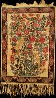 Kerman Antik (Poschti), Südpersien, um 1900 , Wolle geknüpft auf Baumwolle, ca. 76 x 55 cm (seltenes kleines Ma?), feine feste Knüpfung, fester ...