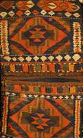 Shasavan Kelim Doppeltasche, Persien, um 1910, Wolle auf Wolle, ca. 55 x 33 cm, Schätzwert: 650.- EURO, EHZ: 3