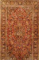 Keschan Kork alt, Zentralpersien, um 1910/20, feine hochwertige Korkwolle, ca. 226 x 130 cm, Schätzwert: 4900.- EURO, EHZ: 2 (seh r guter ...