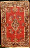 Keschan Kork alt, Zentralpersien, um 1910, sehr feine Korkwolle, ca. 203 x 132 cm, SchÄtzwert: 7900.- EURO, EHZ: 2 (Altersbedingt in einen ...