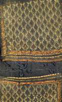 Boyerrahmad Tasche Antik, Persien, um 1900, Wolle auf Wolle, ca. 90 x 45 cm, Schätzwert: 950.- EURO, EHZ: 4, ausgefallene Farbgestalt, Doppeltasche.