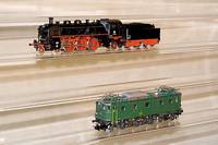 E-Lok, MÄrklin, 1983/84, Spur HO, Nr. 3167, grÜn, intakt, min. bespielt, im orig. Karton