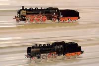 Dampflok mit Tender, MÄrklin, Anfang 60er Jahre, Spur HO, Nr. 3003, FM 800, Tenderaufschrift FM 809, intakt, im orig. Karton, bespielt
