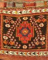 Kamel Tasche, Persien, um 1920, Wolle auf Wolle, ca. 66 x 74 cm, Schätzwert: 1100.- EURO, EHZ: 3, Selten und Sammelwürdig.