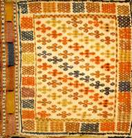 Tasche Gashgai, Persien, um 1900, Wolle auf Wolle, ca. 40 x 42 cm, Schätzwert: 950.- EURO, EHZ: 2-3, schöne Farbgestalt, sehr guter Zusta nd.