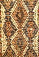 Rashwan Kelim, Türkei, um 1900, Wolle auf Wolle, ca. 196 x 145 cm, Schätzwert: 2500.- EURO, 2 bahnig, EHZ: 3, sehr selten und Sammel würdig.