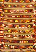 Fethiye-Kelim (Taurus-Gebiet), Südtürkei-Antaliya, um 1950, Wolle auf Wolle, ca. 221 x 154 cm, Schätzwert: 1600.- EURO, EHZ: 2, altersbedingt ...