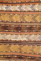 Broschierter Kelim, Usbekistan, um 1900, ca. 268 x 140 cm, Schätzwert:3500.- Euro Naturfarben, EHZ: 3. Wolle auf Wolle mit Strei fen brauner ...