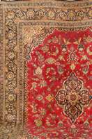 Keschan Kork, Persien, ca. 1930 Jahre, Korkwolle, ca. 414 x 320 cm, Schätzwert: 10500.- EURO, EHZ: 3, altersbedingt in einen g uten ...
