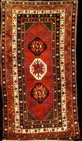 Lambalo Kazak Antik, Südrussland Zentralkauk asus, um 1900 antik, Wolle auf Wolle, ca. 254 x 141 cm, Schätzwert: 9000,- EURO, EHZ: 3 (alt ...