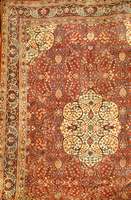 Täbriz Alt, Persien, um 1920, Wolle auf Baumwolle, ca. 360 x 250 cm, Schätzwert: 3200.- EURO, EHZ: 4, Schöner alter Täbriz geha lten in einen ...