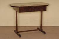 Damenschreibtisch, nach dem Vorbild von 1830/40, StilmÖbel, Schublade und Platte um 1830, Unterteil spÄter dazugearbeitet, Korpus Weichholz, ...
