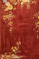 Peking alt, China, um 1910/20, Wolle auf Baumwolle, ca. 350 x 265 cm, Schätzwert: 8200. - EURO, EHZ: 2-3 (altersbedingt in einen hervo rragenden ...