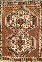 Afschar, Persien, ca. 40 Jahre, Wolle auf Baumwolle, ca. 180 x 155 cm, Schätzwert: 950.- EURO, EHZ: 3, seltenes Mass.