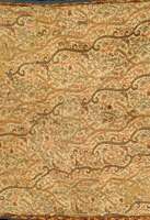 Textil Fragment Kerman Antik, Persien, 18. Jahrhundert, Wolle auf Baumwolle, ca. 78 x 72 cm, Schätzwert: 900.- EURO, EHZ: 5, selten und ...