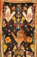 Gabbeh alt, Persien, ca. 60 Jahre, Wolle auf Wolle, ca. 166 x 95 cm, Schätzwert: 950.- EURO, EHZ: 3