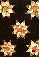 Quilt, Südamerika, ca. 40 Jahre, ca. 190 x 150 cm, Schätzwert: 1200.- EURO, EHZ: 2, sehr guter Zustand, dekorativ, Material: Samt. Selt en, ...