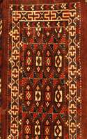 Yomuth Tschowal, Turkmenistan, um 1910, Wolle auf Wolle, ca. 80 x 32 cm, SchÄtzwert: 850.- EURO, RÄnder beschÄdigt, EHZ: 3