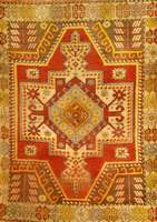 Melas Antik, Türkei, um 1900, Wolle auf Wolle, ca. 129 x 100 cm, Schätzwert: 1400.- EURO, EHZ: 3 (Gesamt guter Zustand), Selten un d ...