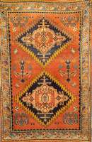 Khotan Alt, Turkestan, um 1930, Wolle auf Wolle, ca. 146 x 99 cm, Schätzwert: 1400.- EURO, EHZ: 3, schöne freundliche Farbgestalt, mit einen ...