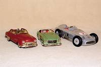 Rennwagen, "Fangio", MÄrklin, 90er Jahre, wohl ursprÜnglich Baukasten, Uhrwerk intakt, SchlÜssel fehlt, sammelw., min. bespielt