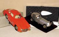 Mercedes 300 SL, MÄrklin, 1993, Nr. 1092, Museumsmodell, rot, in orig. PrÄsentationsbox, mit SchlÜssel und Zertifikat, unbespielt
