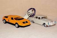 Mercedes 220 S, GAMA, 60er Jahre, weiß, mit Kabelfernbedienung, im orig. Karton, l. bespielt, Fkt. nicht geprÜft