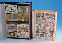 Briefmarkenalbum, Deutschland, Altdeutschland bis Bundesrep. 1965, darunter: Bundesrep. Anfang mit fast allen besseren Werten 1949-1954, 3 x ...