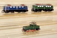 E-Lok, MÄrklin, Spur HO, 50er Jahre, CE 800, grÜn, Version 1, intakt, sehr guter Zustand, im Nachbau-Karton, sammelw.