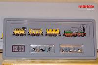 Historischer Personenzug "Adler", MÄrklin, 90er Jahre, Spur HO, Nr. 26350, in orig. Karton und Holzbox, unbespielt, nie gelaufen, ...