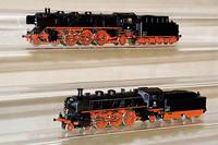 Dampflok mit Tender, MÄrklin, 80er Jahre, Spur HO, Nr. 3093, im orig. Karton, dieser min. besch., min. bespielt (Pos. unten)