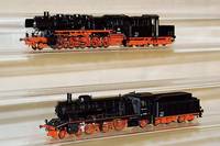 Dampflok mit Tender, MÄrklin, 90er Jahre, Spur HO, Nr. 37840, im orig. Karton, unbespielt (Pos. oben)