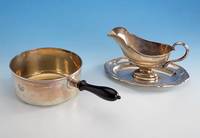 Sauciere, deutsch um 1900, Gebr. Fried- lÄnder, 800er Silber, barockisierend, ca. 420 g, H ca. 13.5 cm