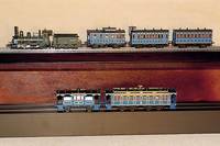 Hofzug KÖnig Ludwig II., MÄrklin, 1992/93, Spur HO, Nr. 2880 (best. aus: Lok B VI "Tristan", Hauptsalonwagen, Aussichtsterrassenwagen, ...