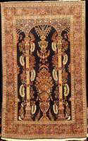 Keschan Kork Antik, Zentralpersien, um 1910 feine hervorragende fetthaltige Korkwolle gekn ?pft auf Baumwolle, ca. 205 x 135 cm, Schätzwe rt: ...