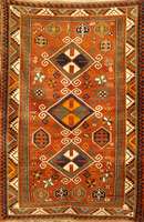 Kazak, Rußland, um 1900, Wolle auf Wolle, ca. 230 x 157 cm, SchÄtzwert: 9400.- EURO, EHZ: 2-3, altersbedingt in einen sehr guten Er ...