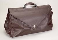 PORSCHE DESIGN Reisetasche, braunes Leder, 55 x 40 cm, Tragegriff