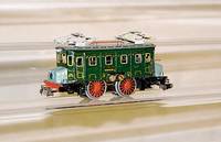 E-Lok, MÄrklin, 1936, Spur HO, RS 700, grÜn, eine Stelle gelÖtet, ein Schleifer federt nicht richtig, Lok jedoch intakt, Altersspuren , jedoch in ...