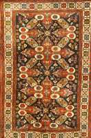 Seychour Kazak Alt, Kaukasus, um 1950, Wolle auf Wolle, ca. 190 x 126 cm, Schätzwert: 2000.- EURO, EHZ: 3 (altersbedingt in einen he rvorragenden ...