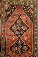 Kelim Bidjar, Persien, um 1930, Wolle auf Wolle, ca. 330 x 160 cm, EHZ: 2
