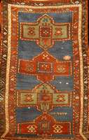 Fachalo Kazak, Rußland, um, 1880, Wolle auf Wolle, ca. 234 x 134 cm, SchÄtzwert: 2500.- EURO, EHZ: 5, selten und SammelwÜrdig, vier Fa chralo ...