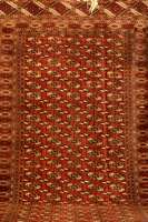 Buchara, Turkmenistan, ca. 40 Jahre, Wolle auf Wolle, ca. 380 x 232 cm, SchÄtzwert: 2200.- EURO, EHZ: 2, altersbedingt in einen he rvorragend ...