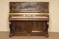 Klavier, Frankreich, um 1880, Korpus Weichholz, Palisanderfurnier, Tasten aus Elfenbein, muß gestimmt werden, weitere Funktionen nicht geprÜft, ...