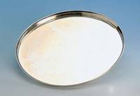 Tablett, Bruckmann und SÖhne, deutsch, 835er Silber, ca. 500 g, D. ca. 30.5 cm
