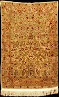 Seiden Hereke Antik, Türkei, reine Pflanzen farben, um 1910, feine hochwertige glanzreiche Seide geknüpft auf Seide, ca. 113 x 80 cm (se ltenes ...