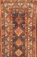 Schulaver Kazak Antik, Kaukasus, um 1880, Wolle auf Wolle, ca. 138 x 80 cm, SchÄtzwert: 1900.- EURO, EHZ: 4-5