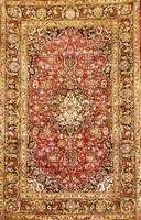 Seiden Keschan Alt, Zentralpersien, um 1920 , feine glanzreiche reine Naturseide, ca. 210 x 137 cm, SchÄtzwert: 16000.- EURO, EHZ: 2 (al ...
