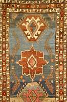 Azerbaidjan Alt, um 1900, Wolle auf Wolle, ca. 452 x 120 cm, Schätzwert: 3500.- EURO, EHZ: 4, sehr seltenes Ma?, sehr interessanter verlauf des ...
